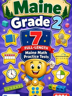 7 Full-Length Maine Grade 2 Math Practice Tests