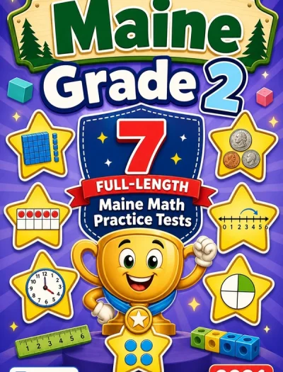 7 Full-Length Maine Grade 2 Math Practice Tests