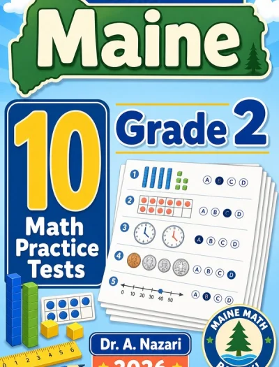 10 Full-Length Maine Grade 2 Math Practice Tests