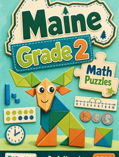 Maine Grade 2 Math Puzzles and Brain Teasers