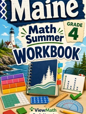 Maine MTYA Grade 4 Math Summer Review Workbook