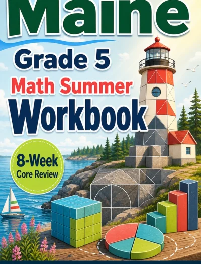 Maine MTYA Grade 5 Math Summer Review Workbook
