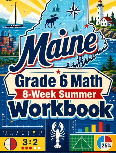 Maine MTYA Grade 6 Math Summer Review Workbook