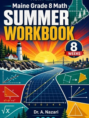 Maine MTYA Grade 8 Math Summer Review Workbook