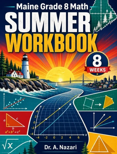 Maine MTYA Grade 8 Math Summer Review Workbook