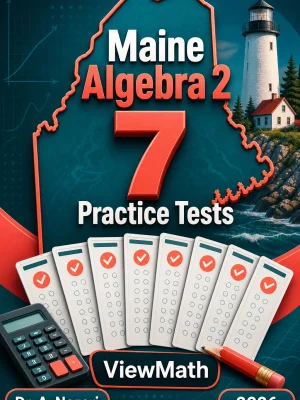 7 Full-Length Maine Algebra 2 Practice Tests