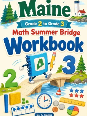 Maine Grade 2 to Grade 3 Math Summer Bridge Workbook