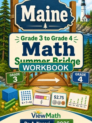 Maine MTYA Grade 3 Math Summer Bridge Workbook