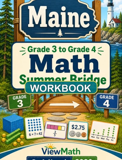 Maine MTYA Grade 3 Math Summer Bridge Workbook