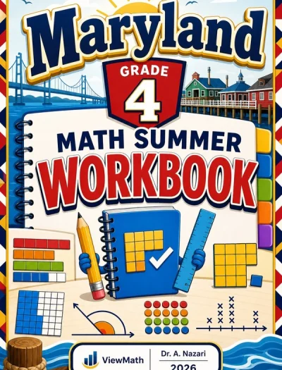 Maryland MCAP Grade 4 Math Summer Review Workbook