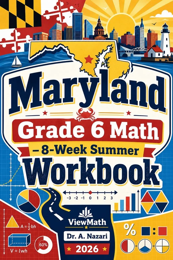 Maryland MCAP Grade 6 Math Summer Review Workbook