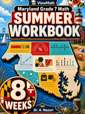 Maryland MCAP Grade 7 Math Summer Review Workbook