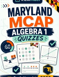 Maryland MCAP Algebra 1 Math Quizzes