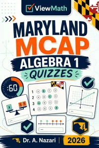 Maryland MCAP Algebra 1 Math Quizzes