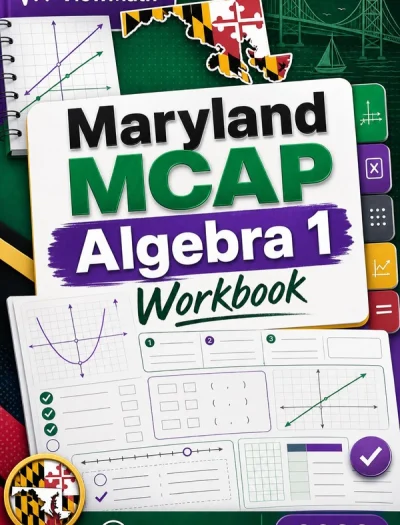 Maryland MCAP Algebra 1 Math Workbook