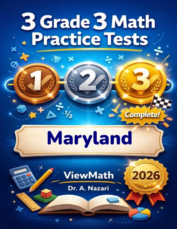 3 Maryland MCAP Grade 3 Math Practice Tests