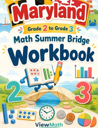 Maryland Grade 2 to Grade 3 Math Summer Bridge Workbook