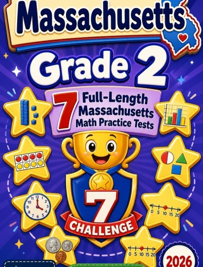 7 Full-Length Massachusetts Grade 2 Math Practice Tests