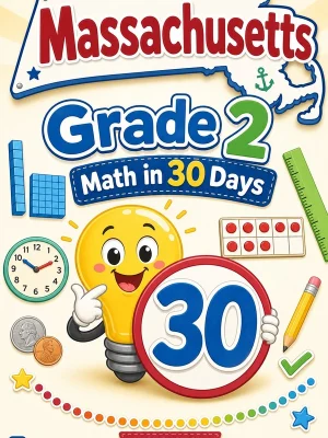 Massachusetts Grade 2 Math in 30 Days