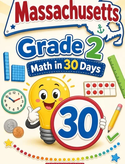 Massachusetts Grade 2 Math in 30 Days