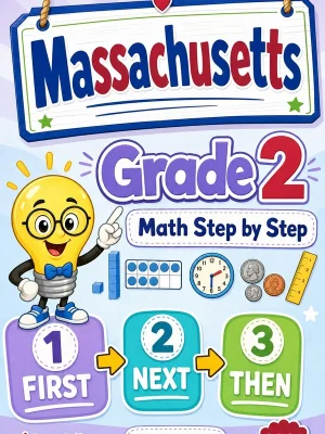 Massachusetts Grade 2 Math Step by Step
