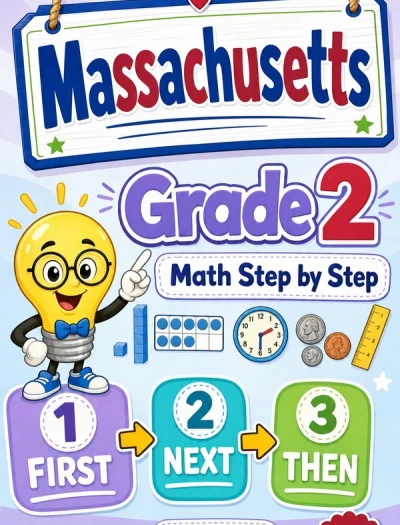 Massachusetts Grade 2 Math Step by Step