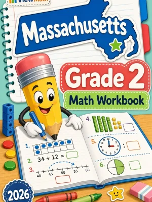 Massachusetts Grade 2 Math Workbook
