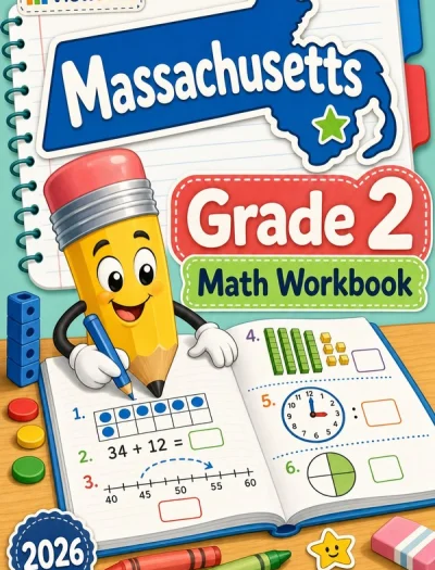 Massachusetts Grade 2 Math Workbook