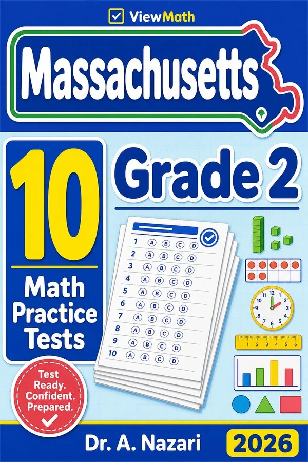 10 Full-Length Massachusetts Grade 2 Math Practice Tests