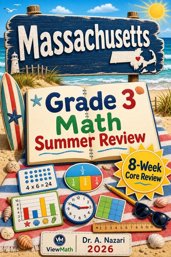 Massachusetts MCAS Grade 3 Math Summer Review