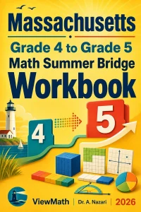 Massachusetts MCAS Grade 4 Math Summer Bridge Workbook