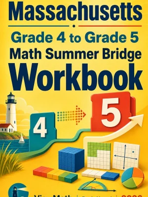 Massachusetts MCAS Grade 4 Math Summer Bridge Workbook