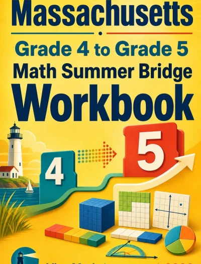 Massachusetts MCAS Grade 4 Math Summer Bridge Workbook