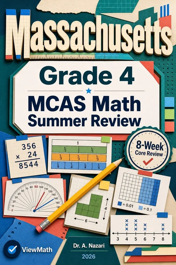 Massachusetts MCAS Grade 4 Math Summer Review