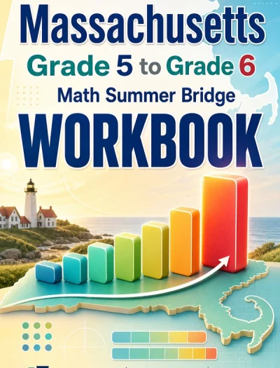 Massachusetts MCAS Grade 5 Math Summer Bridge Workbook