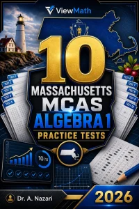 10 Massachusetts MCAS Algebra 1 Math Practice Tests