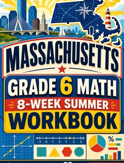 Massachusetts MCAS Grade 6 Math Summer Review Workbook