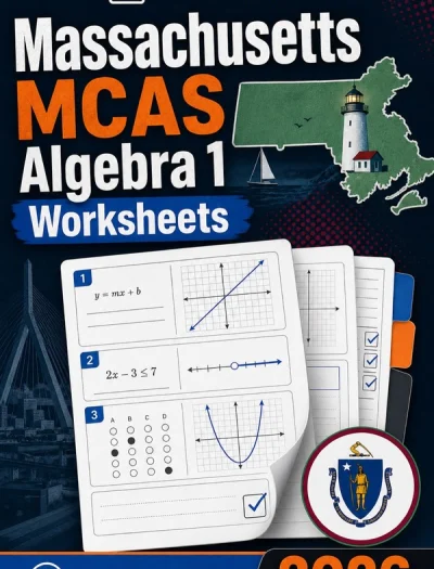 Massachusetts MCAS Algebra 1 Worksheets