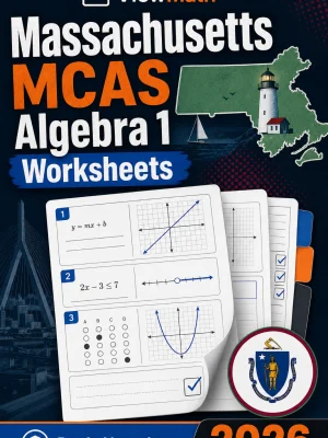 Massachusetts MCAS Algebra 1 Worksheets