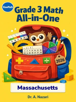 Massachusetts MCAS Grade 3 Math All-in-One