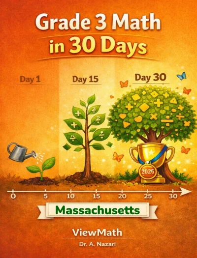 Massachusetts MCAS Grade 3 Math in 30 Days