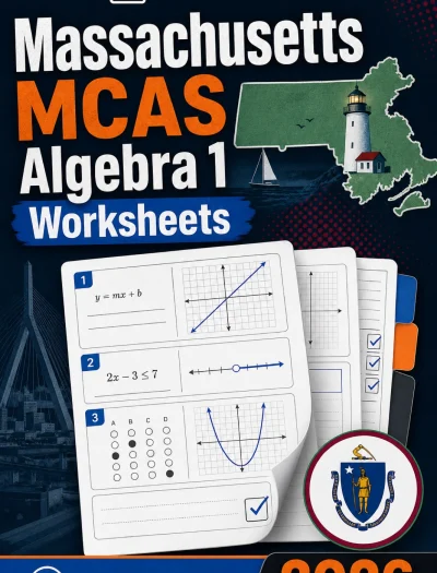 Massachusetts MCAS Algebra 1 Worksheets