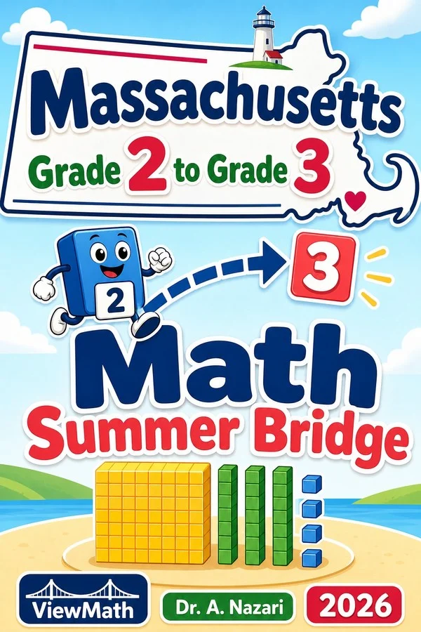 Massachusetts Grade 2 to Grade 3 Math Summer Bridge