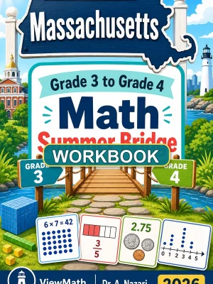 Massachusetts MCAS Grade 3 Math Summer Bridge Workbook