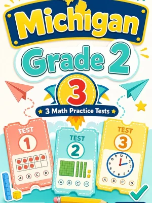 3 Michigan Grade 2 Math Practice Tests