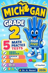 5 Full-Length Michigan Grade 2 Math Practice Tests