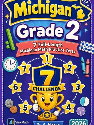 7 Full-Length Michigan Grade 2 Math Practice Tests