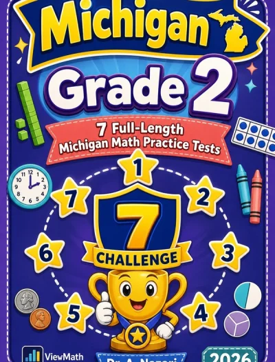 7 Full-Length Michigan Grade 2 Math Practice Tests