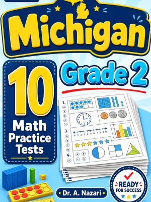 10 Full-Length Michigan Grade 2 Math Practice Tests