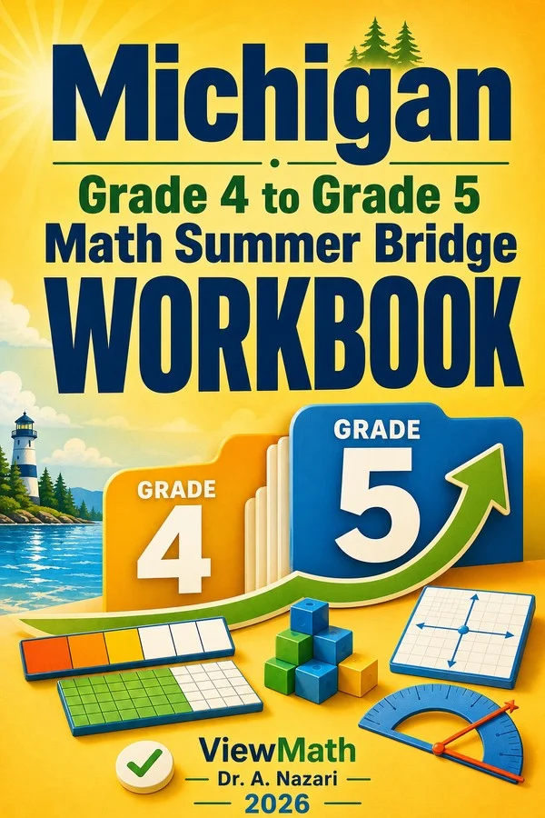 Michigan M-STEP Grade 4 Math Summer Bridge Workbook